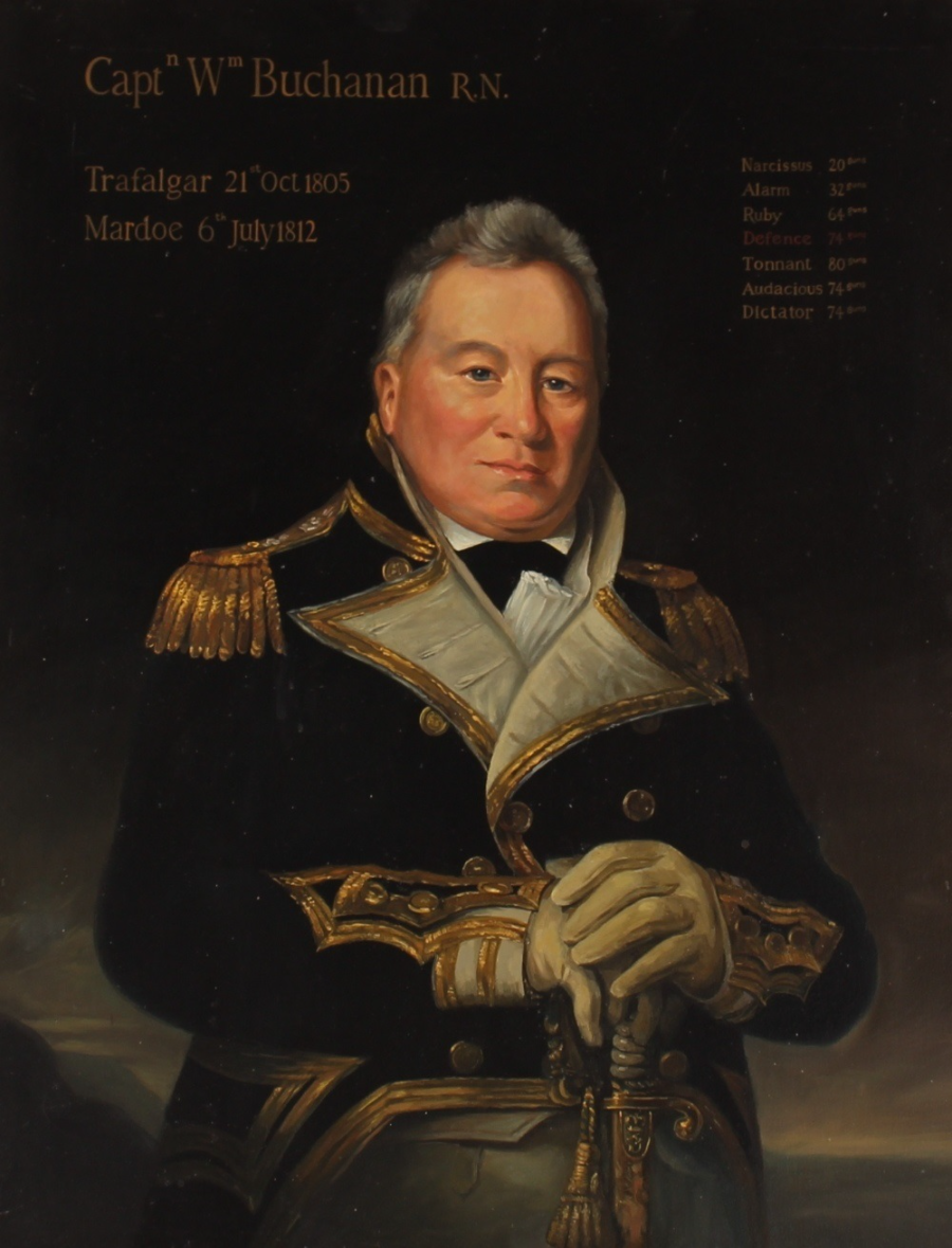 Portrait Study - Captain William Buchanan Rn, 20th Century School