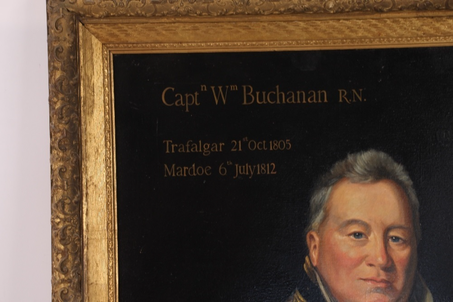 Portrait Study - Captain William Buchanan Rn, 20th Century School