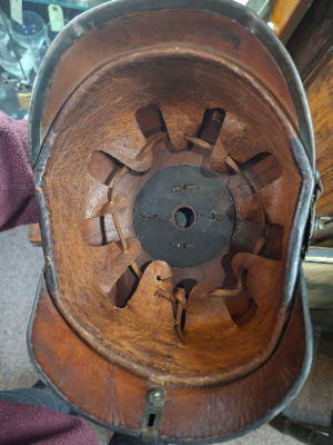 Explore our collection of M15 1917-dated Prussian Pickelhaubes! In excellent condition, our pieces are complete with maker stamps. Take your pick now!