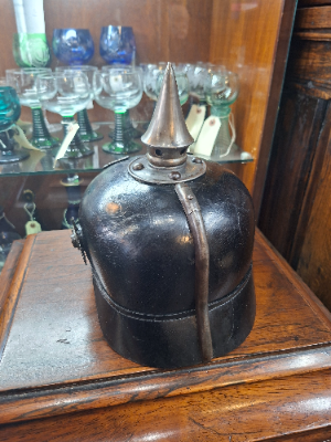 Explore our collection of M15 1917-dated Prussian Pickelhaubes! In excellent condition, our pieces are complete with maker stamps. Take your pick now!