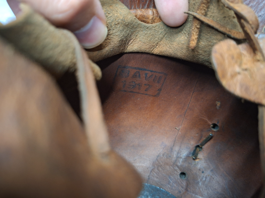 Explore our collection of M15 1917-dated Prussian Pickelhaubes! In excellent condition, our pieces are complete with maker stamps. Take your pick now!