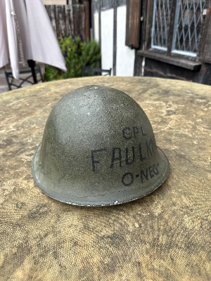 RAF Police Turtle Helmet Named
