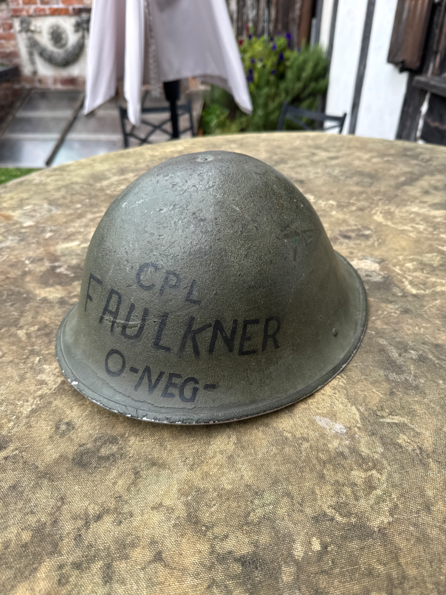 RAF Police Turtle Helmet Named