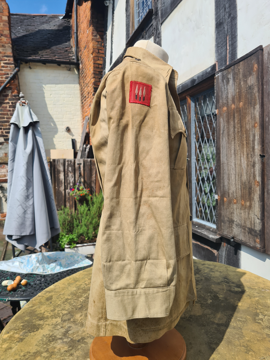 Explore our collection of late 40's era Rhodesian CAC officer jackets. Shop now to find rare, gently used military memorabilia and add history to your wardrobe!
