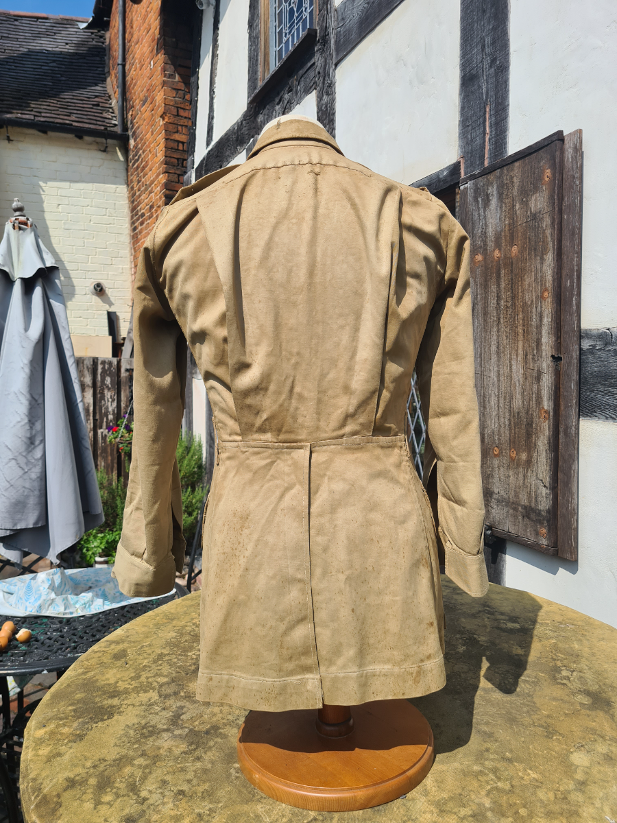 Explore our collection of late 40's era Rhodesian CAC officer jackets. Shop now to find rare, gently used military memorabilia and add history to your wardrobe!
