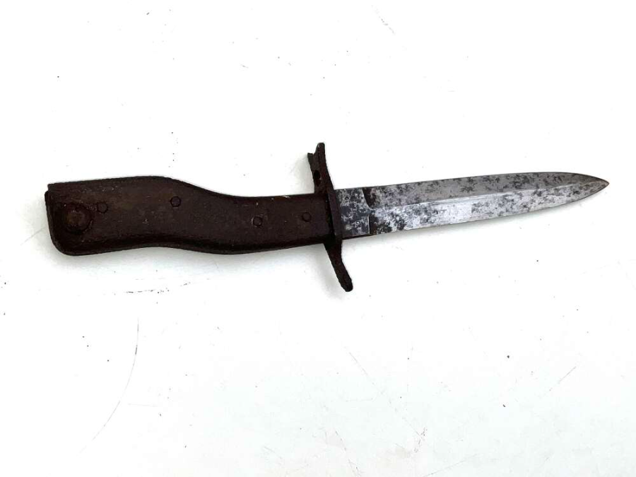 RARE German WWI DEMAG Crank Handle Trench Knife Bayonet with scabbard