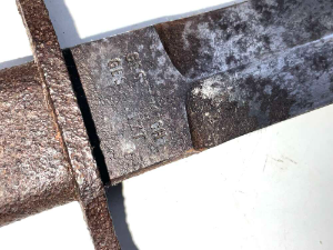 As found, needing a good clean, blades in remarcable still good condition, length 28cm across guards 6.5cm depth 2cm, reference CC   Tel: +44 7505 165 843 We accept online payments for all our items listed: Bank transfer cash on collection or if wishing over the phone using your debit or credit cards, also doing layby payments plan, or email giving your address details & contact number and we shall send you your items invoice to make payment with your card. Send your request to - john.strong2@gmail.com