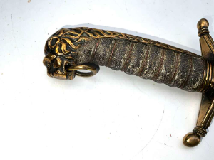 Good looking item, EW Seagrave outfitter, nice aged scabbard no damage the gilt brass works superb not perfect as these were not just for display, length of 48cm across guard being 11cm depth of 25mm, reference BBD1 Tel: +44 7505 165 843 We accept online payments for all our items listed: Bank transfer cash on collection or if wishing over the phone using your debit or credit cards, also doing layby payments plan, or email giving your address details & contact number and we shall send you your items invoice to make payment with your card. Send your request to - john.strong2@gmail.com