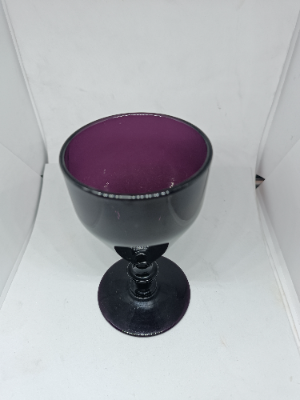 Discover our 19th century amethyst drinking glass collection. This rarity, in good condition, stands 13cm tall. A must-have for antique collectors. Shop now!