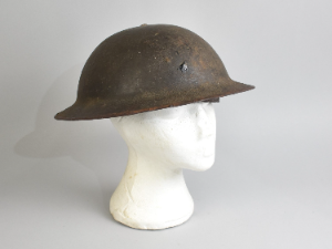 Rare WW1 C1916 Rimmed "Magnetic" Brodie Steel Helmet