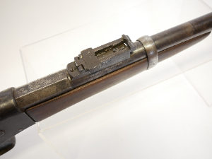 Discover our Remington .43 Spanish rolling block single shot carbine. No license needed for this Section 58 (2) antique. Browse now for this unique piece of history.