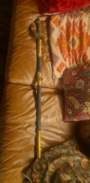 Royal Navy Officers Sword And Scabbard