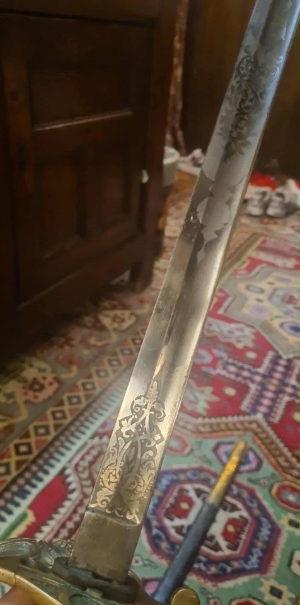 Royal Navy Officers Sword And Scabbard