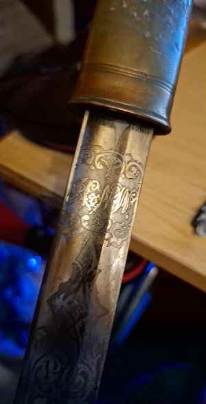 Royal Navy Officers Sword And Scabbard