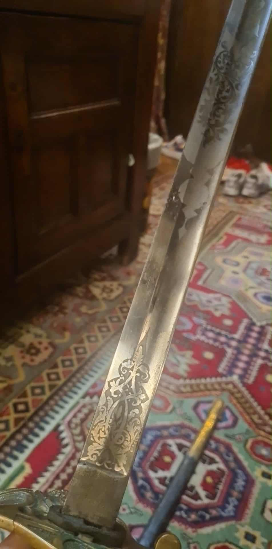 Royal Navy Officers Sword And Scabbard