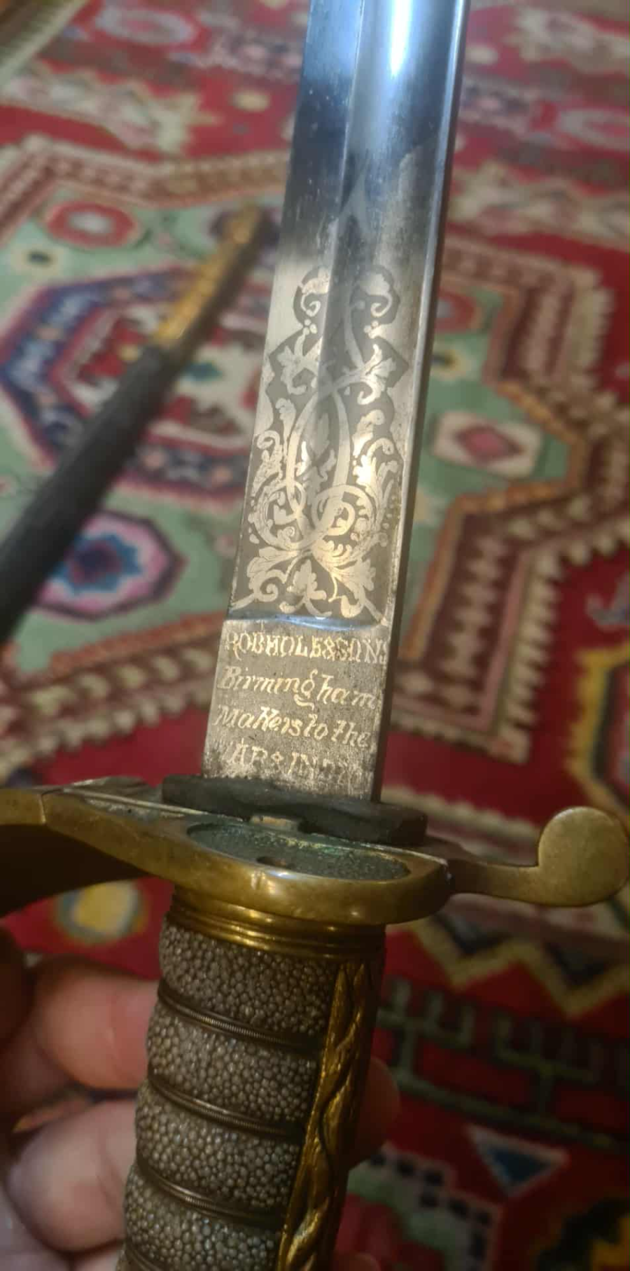 Royal Navy Officers Sword And Scabbard