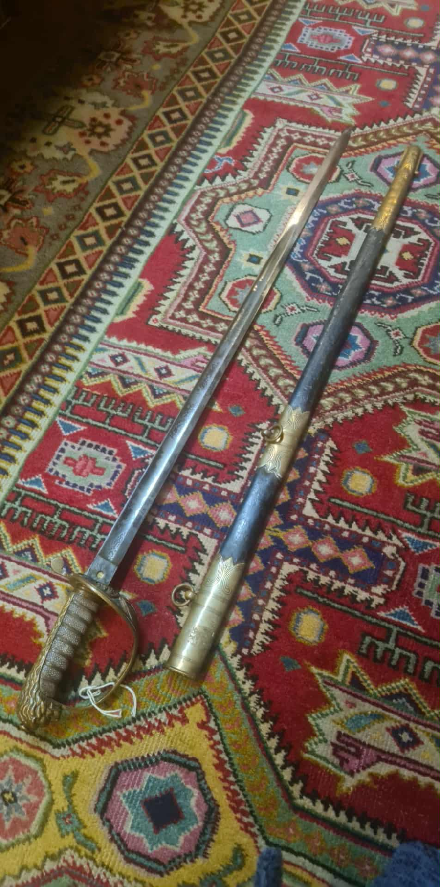 Royal Navy Officers Sword And Scabbard