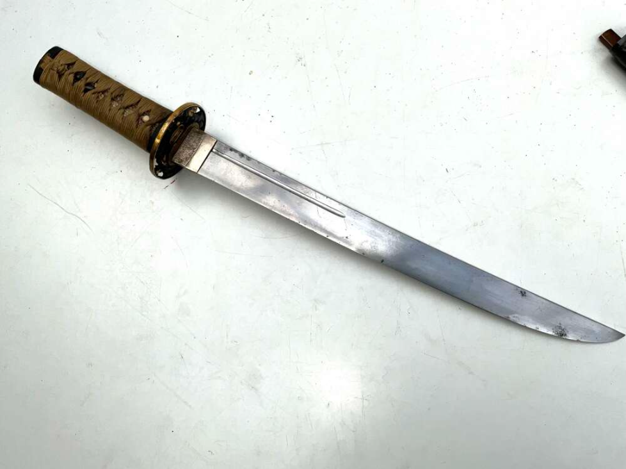 SAMURAI WAKIZASHI SHORT SWORD 14TH CENTURY