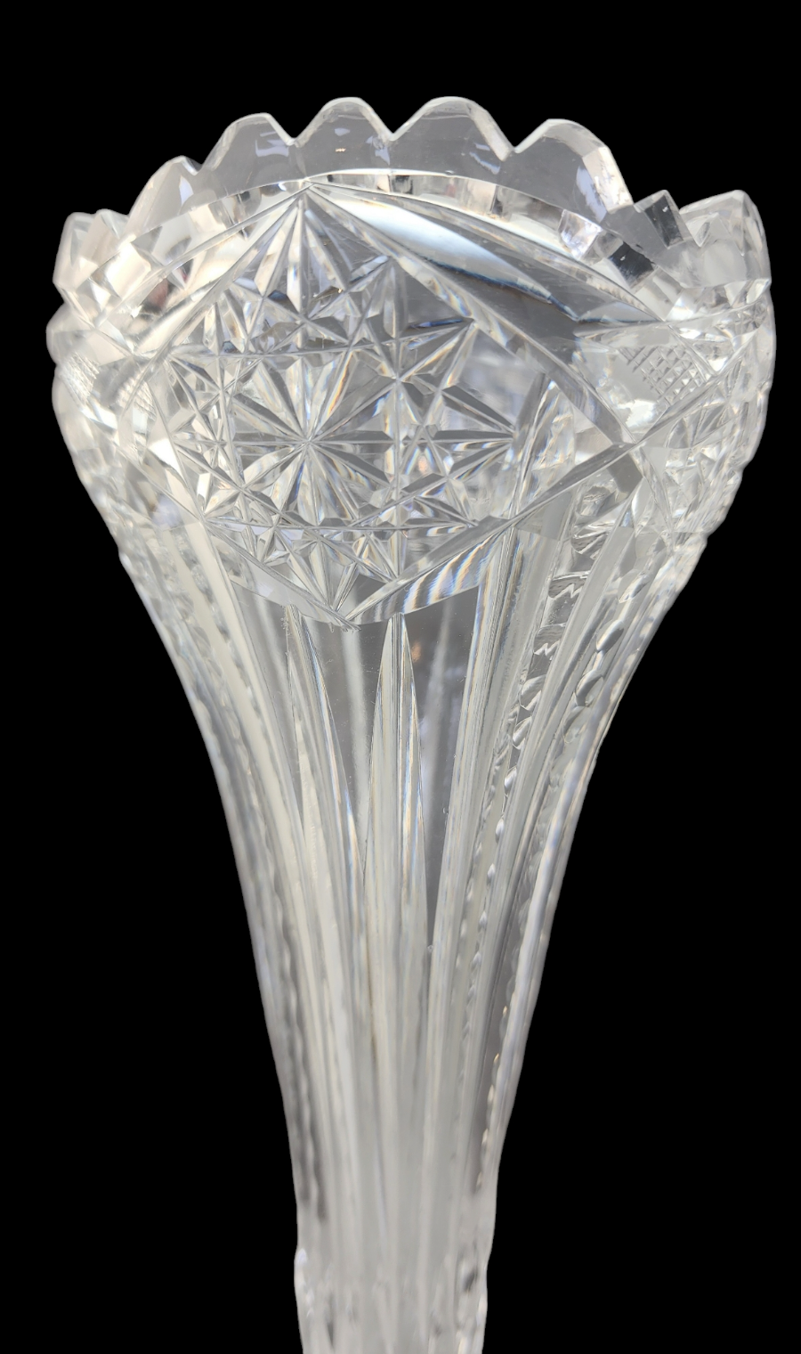 Signed CLark ABP CUT GLASS