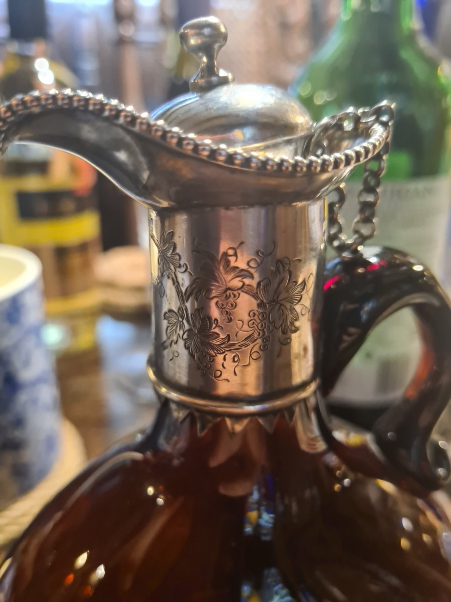 Silver Hallmarked 1861 Claret Jug