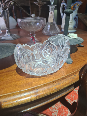 Small Cut Glass Bowl.