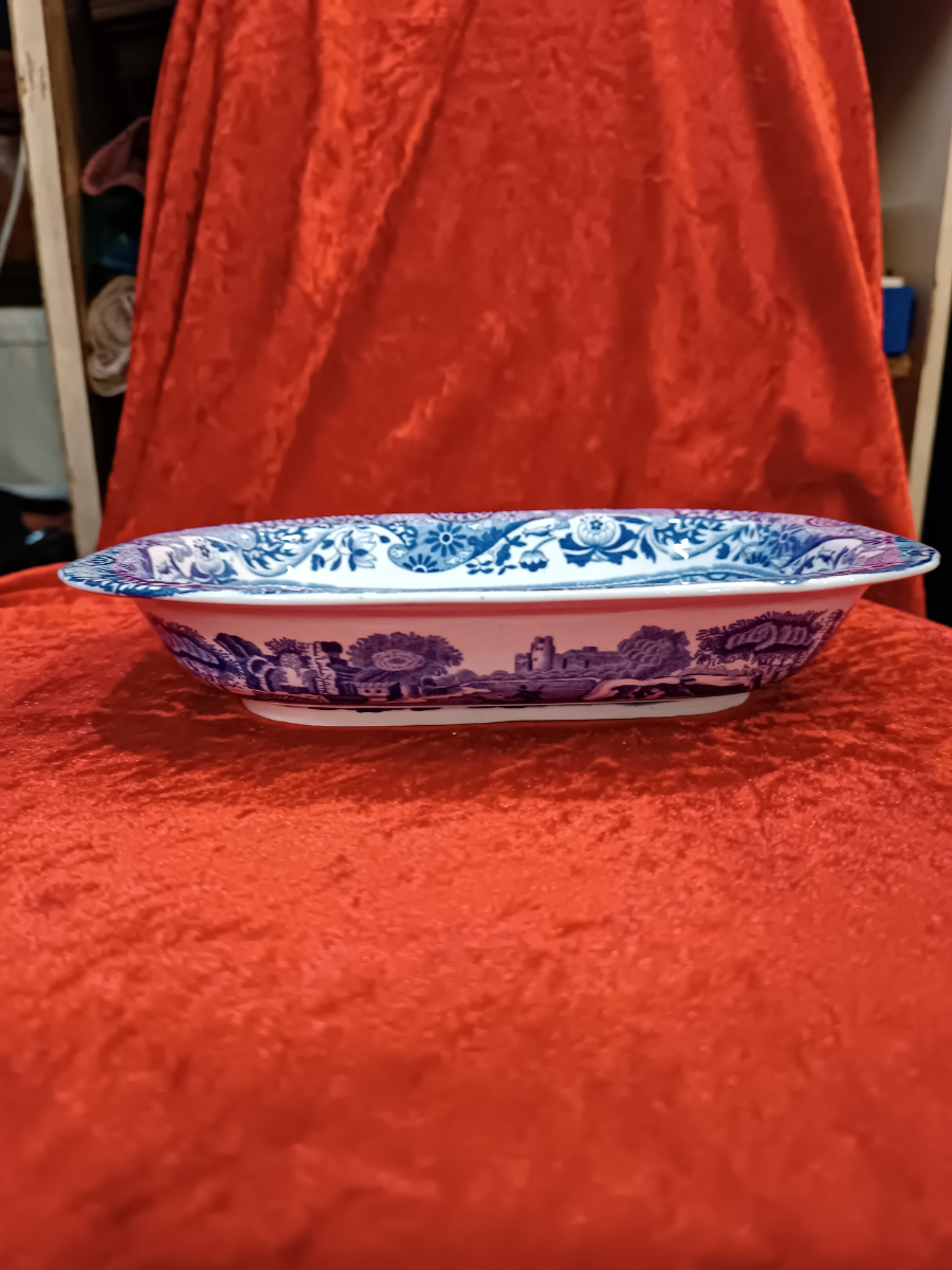 Spode Italian Blue And White Rectangular Serving Dish