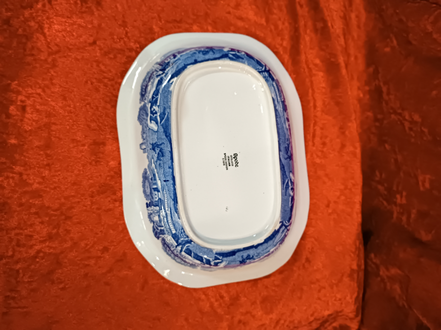 Spode Italian Blue And White Rectangular Serving Dish
