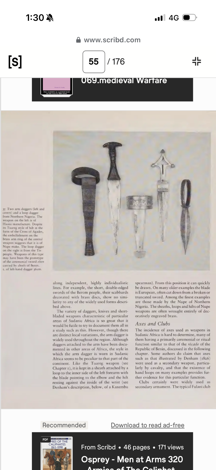 Sudanese Arm Knife - Late 19th Century