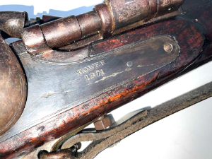 This stamped Tower lock rifle is in very good display condition, but missing part of the rear sight — an easy fix, given the right sources on Google. This rifle is now a rarity. We are offering free UK delivery. Please refer to reference DBSD5. 

Contact us at +44 7505 165 843. We accept various payment methods for all our listed items: bank transfers, cash on collection, personal cheques, or debit or credit cards over the phone. We’re also offering a layby payment plan. 

Send us an email at john.strong2@gmail.com with your address details and contact number. We will send you an item invoice for payment with your card.