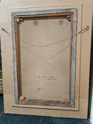 "The Dean's Close, Winchester", By Albert Dunnington (British 1860-1928)