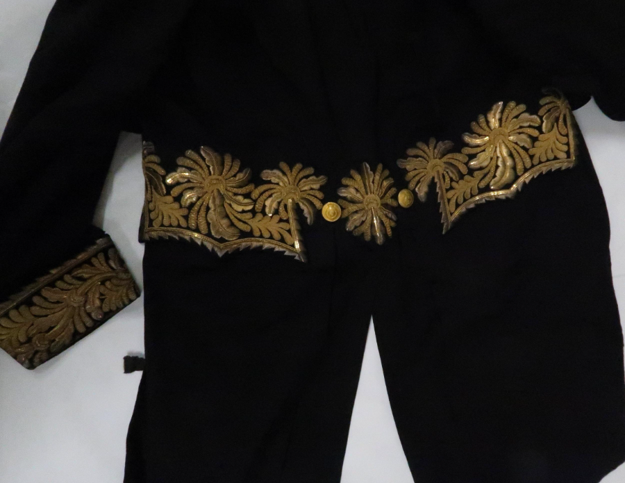 Discover the ceremonial dress uniform of Arthur Macalister, an important figure in Australian history. Made in the1860s, this historic ensemble can be yours today. Shop now and own a piece of history.