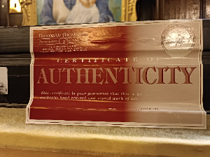 "The Last Hand" Large  Oil  Painting, 20th Century