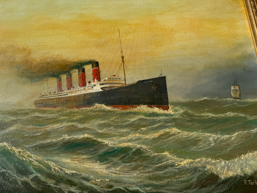 The Mauretania By Fred Tordoff