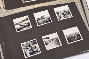 Two German Third Reich Photograph Albums, Operation Barbarossa and SS-Brigade Leader Interest