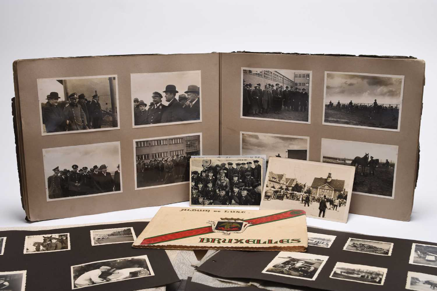 Two German Third Reich Photograph Albums, Operation Barbarossa and SS-Brigade Leader Interest