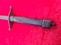 Explore our selection of unique 17th-century stilettos with boiled leather grips. Discover the historical charm of these rare finds. Shop now!