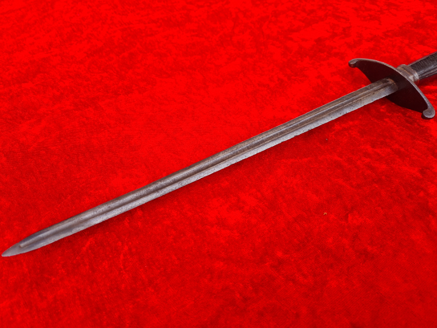 Explore our selection of unique 17th-century stilettos with boiled leather grips. Discover the historical charm of these rare finds. Shop now!