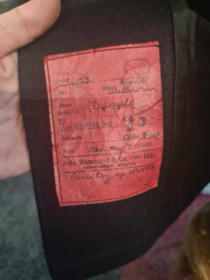 Discover rare Night Watchmans jackets from the Ministry of Works, dated 27/04/1965. Shop our standard pattern collection now, ensuring vintage quality and authenticity.