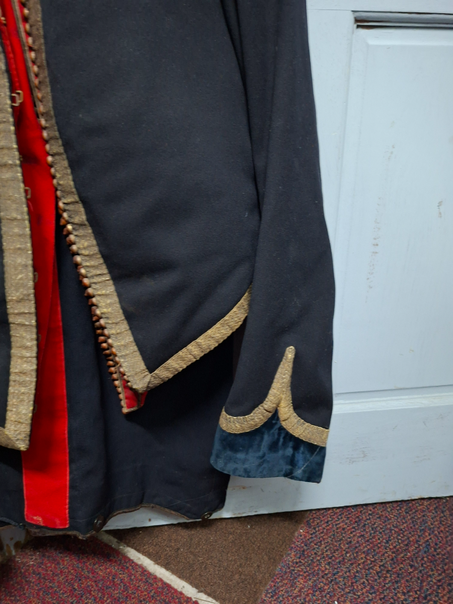 Discover our Victorian Medical Officer's Mess Dress Uniform collection. Pre-1902, in small size with silk wear detail. Explore now and indulge in vintage history!