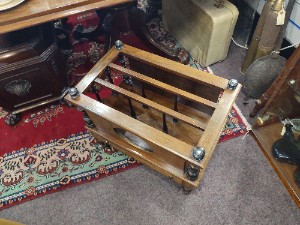 Explore our selection of Victorian rosewood and satinwood inlaid canterbury, with distinct ebonised finials and ivory centres. Shop now for timeless elegance.