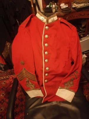 Victorian Tunic To The North Lancashire Volunteers.