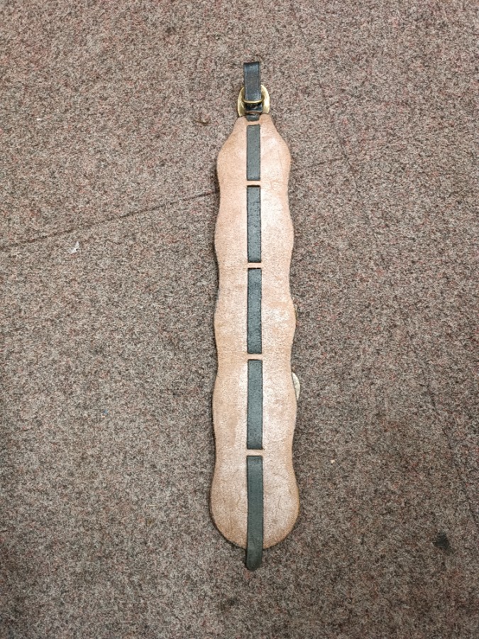 Vintage 5 Horse Brasses On The Leather Strap