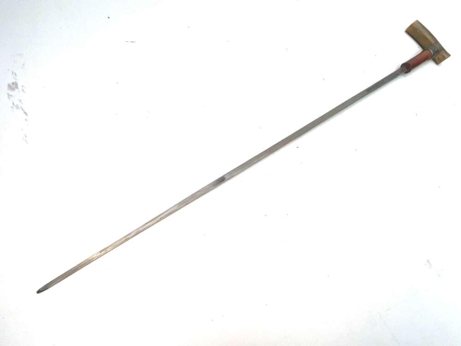 WALKING STICK/SWORD STICK HORN HANDLE 1899