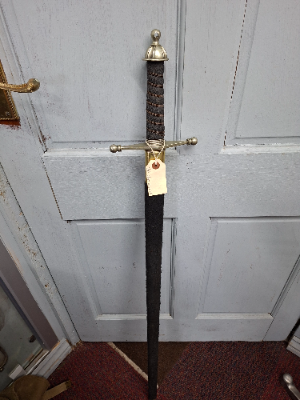 A lovely Scottish SNCO's 1865 Pattern Scottish cross hilt broad sword. Proof marked 1911, 1914 and 1925. Bend tested, WD marked and bend tested by Enfield.