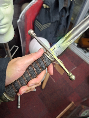A lovely Scottish SNCO's 1865 Pattern Scottish cross hilt broad sword. Proof marked 1911, 1914 and 1925. Bend tested, WD marked and bend tested by Enfield.
