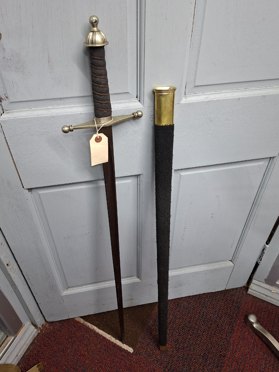 Primary image for A lovely Scottish SNCO's 1865 Pattern Scottish cross hilt broad sword. Proof marked 1911, 1914 and 1925. Bend tested, WD marked and bend tested by Enfield.