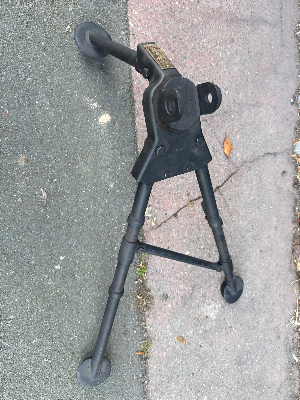 Original WW2 US Army .30 caliber machine gun tripods. We have 4 currently available and are being sold separately for £595 each plus postage.

These are all ex Greek army surplus and came to us de milled and we have since got them all professionally restored.