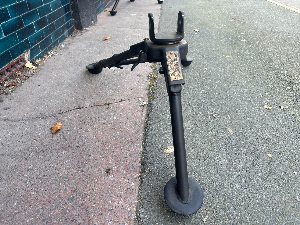 Original WW2 US Army .30 caliber machine gun tripods. We have 4 currently available and are being sold separately for £595 each plus postage.

These are all ex Greek army surplus and came to us de milled and we have since got them all professionally restored.