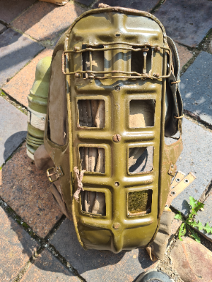 Explore our collection of vintage 1939 Benley baby gas masks in good condition. Discover the unique value, order today to own a historical piece.