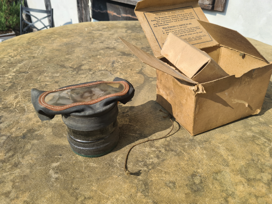 Discover our collection of WW2 Civilian Gas Masks. Authentic, well-preserved and packed with history. Order today and step back in time!